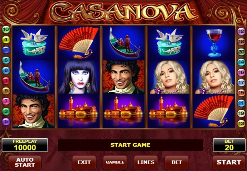 slot Casanova od Amatic