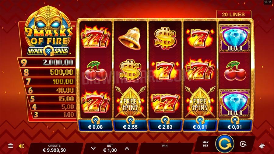 9 Masks of Fire